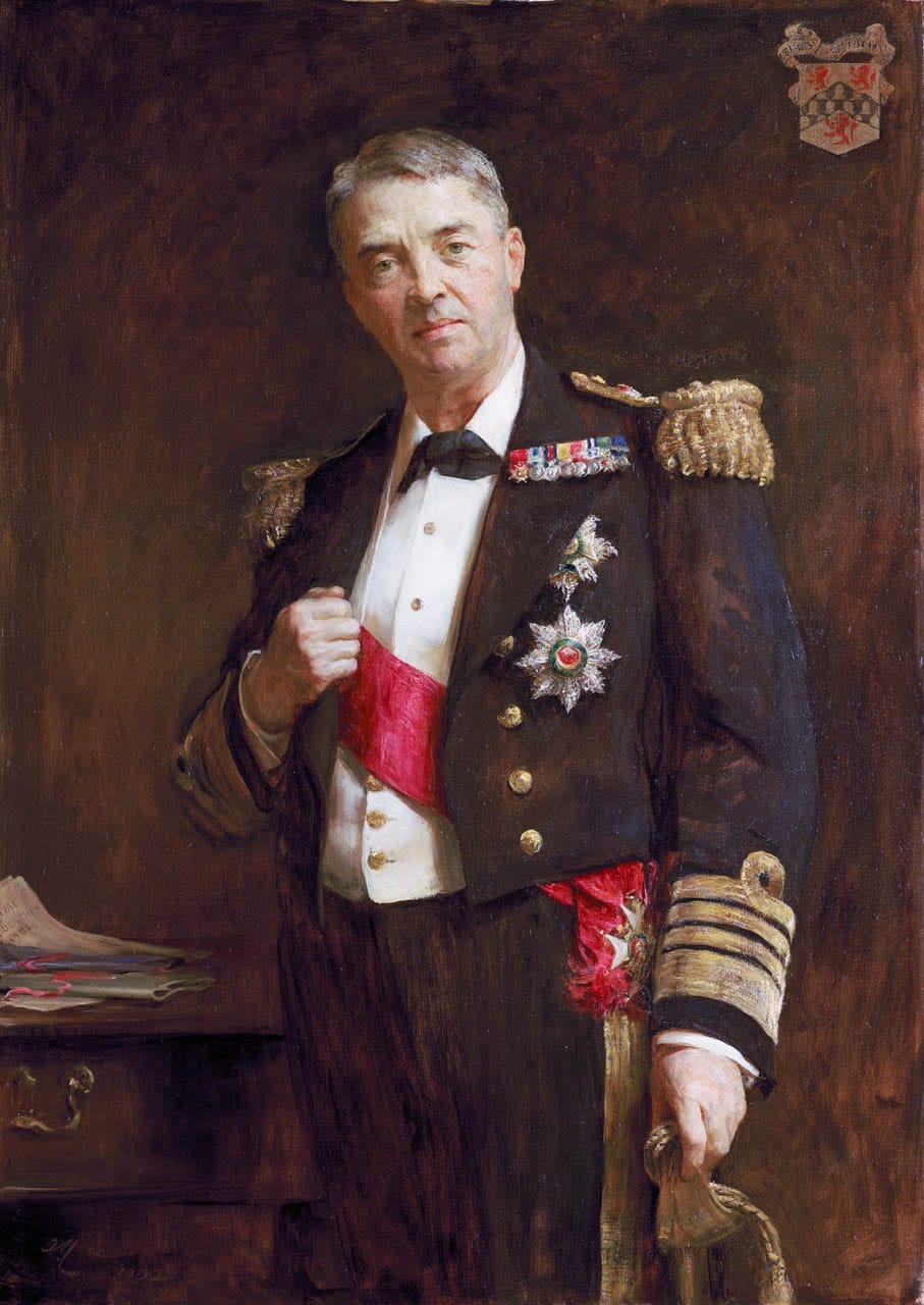 Arthur Stockdale Cope's portrait of Admiral Sir John Fisher in full dress uniform, painted around 1903