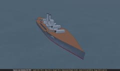 The Neptune-class battleship, a fictional Royal Navy design of 1905.