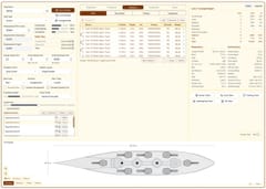 The ship designer - armament, tonnage budget, and deck plan for a cruiser design.